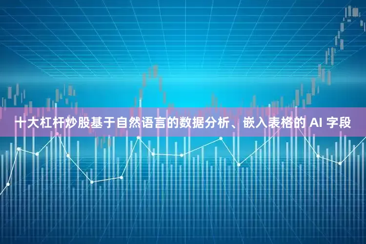 十大杠杆炒股基于自然语言的数据分析、嵌入表格的 AI 字段